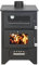 Decor Space Stufa a legna Apollo 14,8 kw con forno in acciaio verniciato h 91 cm