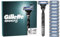 Gillette Mach3 Regolabarba Uomo, Lame Rasoio a Mano Libera, 1 Manico e 12 Lamette da Barba da 3 Lame, Facile Risciacquo, con Gel Lubrificante, Fino a 15 Rasature con 1 Testina azzurro