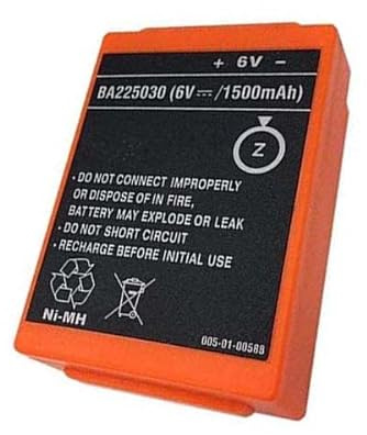 Ukkipower (6V 1500mAh) BA225030 FUB05AA FUB5AA FUB05XL Ersatz Batterie Kompatibel mit HBC Spectrum A/HBC Technos/HBC Spectrum 2 / HBC Linus 6 / HBC Radiomatic Eco/HBC Spectrum 1 / B
