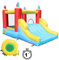 ATAA Castillo Dumber- Castillo Hinchable para niños con Zona de Salto y tobogán XL para Jardines y Exteriores