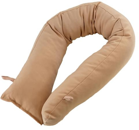 Plain Fabric Draught Excluder Hollowfibre Polyester Filled Door Windows Draught Stopper Door - Window Draft Guard Energy Saver Beige