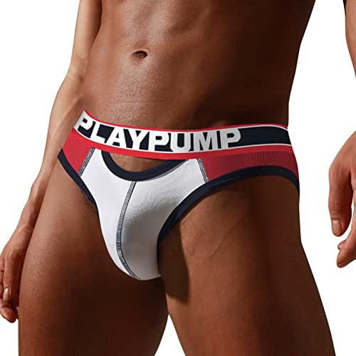 Valentines Gifts for Him Lingerie Robe Men Plus Size Men's Silk Underwear Briefs Sexy Men's Underpants for Men Workout Jock Straps Male Breathable Underwear Lightning Deals of The Day