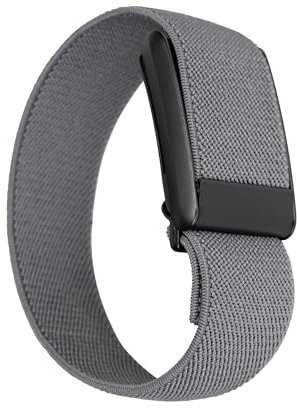 The Fresh Strap Armband kompatibel mit Whoop 4.0, geruchsresistente, atmungsaktive Nylonbänder, kompatibel mit den Whoop-Bändern, einfach zu bedienen und perfekt für jeden Anlass, Grau