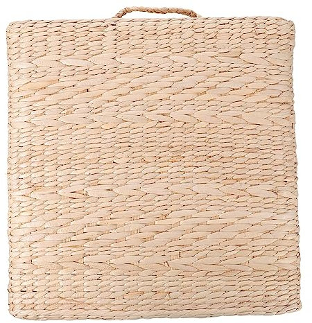 PRETYZOOM Stroh- -sitzmatte Handgefertigt Gewebte Yogamatte Meditations-webunterlage Fotografie-Requisite Dekorative Matte