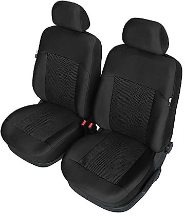 Autositzbezüge Autositzschoner Sitzbezüge 1+1 Front Vordersitze Kompatibel mit VW Golf 2,3,4,5,6,7 II-VII Auto Sitzbezug Schwarz Autositzauflage Autositz Sitzauflagen Tuning Auto Zubehör Innenraum