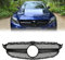 VIDOJI Frontgrill Schwarz Obere Stoßfängerhaube Kühler Mesh Grid Racing Grills Für Benz W205 C-Klasse 2019-2021 C43 AMG C200 C300