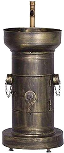 Meuble sous-vasque de style industriel avec lavabo, meuble de lavabo moderne avec robinet et drain, meuble de rangement sur pied pour salle de bain sous évier 16,9 x 34,2 pouces, cuivre rouge, avec mi