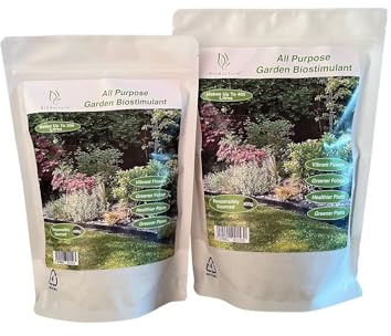 BioNurture All Purpose Garden Biostimulant, Plant Food & Natural Fertiliser for all your Garden Plants, Flowers and Lawns – Improves Growth, Root Strength & Soil Health (800g)