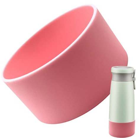 Suphyee Copri manica inferiore con tazza protettiva, custodia per stivale in silicone per bottiglia | Custodia protettiva in silicone per tazza tazza bottiglia di vetro - Boccetta per bicchiere da