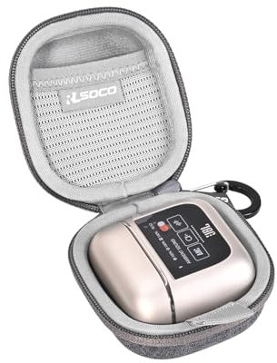 RLSOCO Hard Case for JBL Tour Pro 3/Tour Pro 2 True Wireless Noise Cancelling Earbuds- Grey(Case Only)