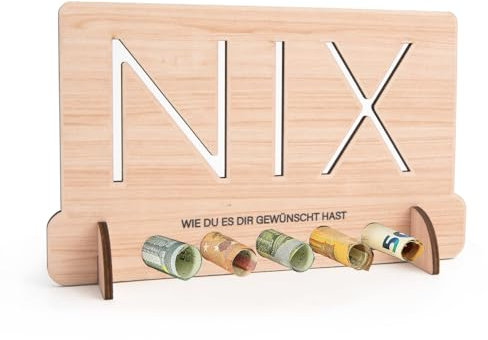 Nix Geschenk, Nichts Geschenk, Geldgeschenke Geburtstag, Gifts for Men, Geldgeschenke, Wir Schenken Uns Nix Geschenke, Geldgeschenk Weihnachten, Geldgeschenk für Frauen und Männer