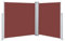 Pangshiyuan - Toldo lateral extensible marrón 140 x 600 cm, jiangboyue-48457