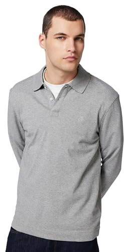 Marc OߴPolo Herren Langarm-Poloshirt aus Bio-Baumwolle Regular Fit