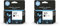 HP Inkjetpatrone 301, Refill Nein, 190, schwarz (Packung mit 2)