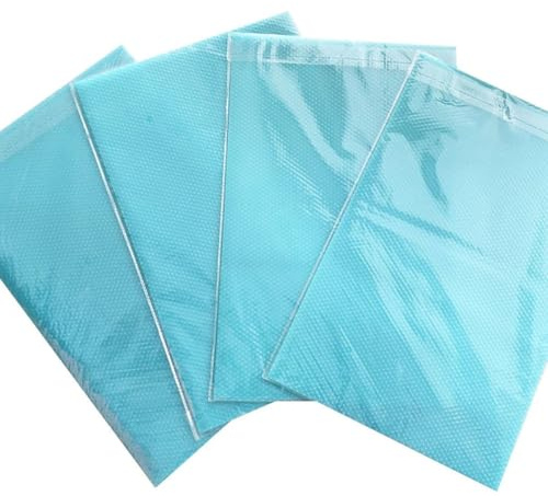Prettyui 4 Pcs Fridge Liners, Fashion Refrigerator pad Antibacterial antifouling Mildew Moisture Preserving Pad Refrigerator Mats Fridge Base Cushion Placemats Coasters Kitchen Pads (Blue)
