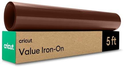Cricut® Value Iron-On, Brown (12 in x 5 ft) - HTV Heat Transfer Vinyl