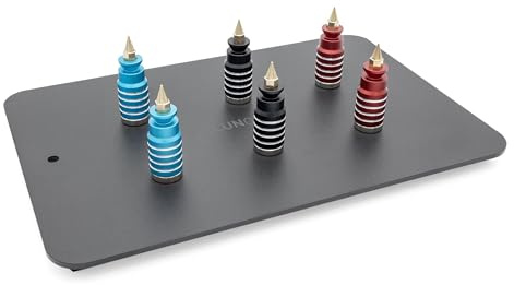GALLUNOPTIMAL Baugruppenfixierung mit 6 magnetischen Pins – Platinenhalter mit Grundplatte 227x150 mm – Antirutsch-Gummifüße – ideal für Platinen, Rework, Montage & Reparatur