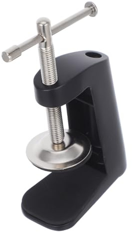 VILLCASE Verstellbare Tischklemme Aus Mikrofonstativklemme Tischhalterung Für Mikrofonständer Klemme Mit Schraube Robuste Basis Für Tischlampen Und Mikrofonarme
