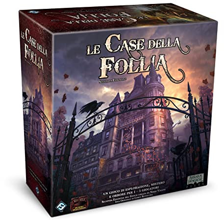 Asmodee 9400 The Houses of Madness 2nd Edition, Brettspiel, Singles, Mehrfarbig, Einheitsgröße - Italienische Sprache