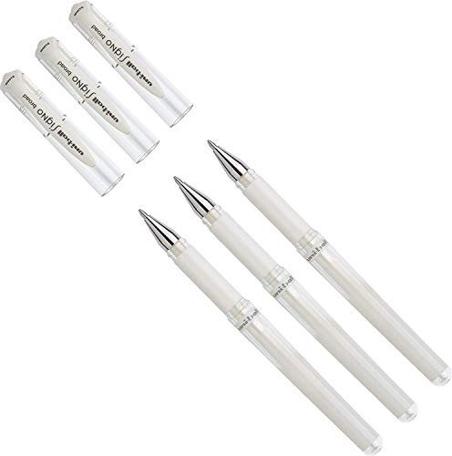 Mitsubishi Bleistift Gelroller Uni-Ball Signo Um 153, Farbe Weiß WeiŸ