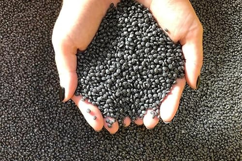 MaKu7 © 2 kg Kunststoffgranulat Füllgranulat Plastikgranulat 2000 gr. zum füllen Füllung basteln schwarz