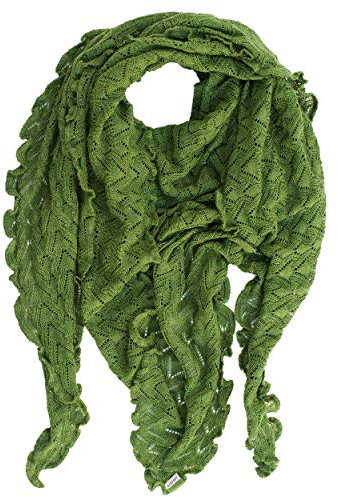 Invero, Merino Dreieckstuch Susi, 100% Wolle (Palme)