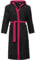 Ladeheid Herren Frottee Bademantel aus 100% Baumwolle LA40-190 (Schwarz-30/Weinrot-27, M)