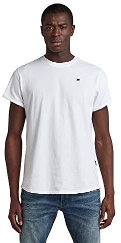 G-STAR Lash Jersey T-shirt, Camiseta, Hombre, Blanco (White D16396-b353-110), M