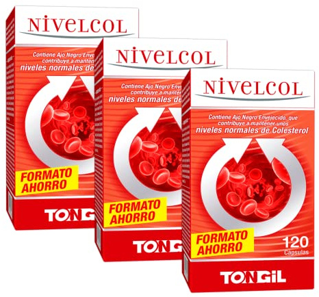 Nivelcol 120 Cápsulas | Levadura de Arroz Rojo, Fitoesteroles, Policosanol, Alcachofa y Ajo Negro | Mantiene tus Niveles para Reducir el Colesterol | Fórmula Segura y Eficaz de Tongil (3)