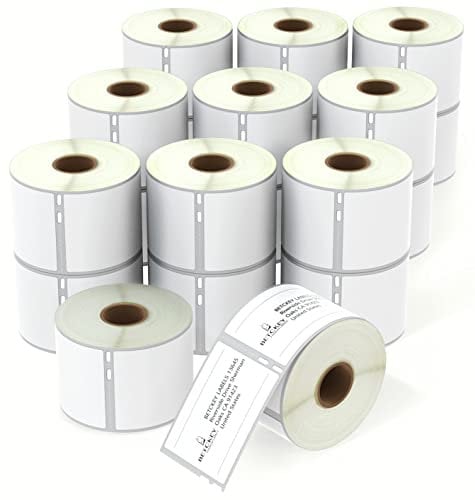 BETCKEY - 20 Rollen 99015 Selbstklebende Etiketten Kompatibel mit DYMO S0722440, 54mm x 70mm, 8000 Mehrzwecketiketten für LabelWriter 450, 4XL NICHT passend 550 oder 5XL
