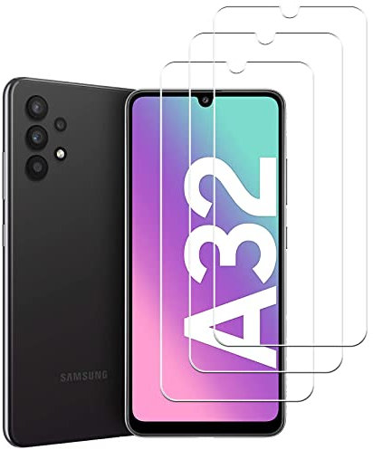KELOLIN [3 Stück] für Samsung Galaxy A32 4G für Panzerglas Schutzfolie, 9H Härte, Anti-Kratzen, Anti-Bläschen, HD-Klar Bildschirm Schutzfolie Kompatibel mit Samsung Galaxy A32 4G