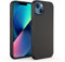 N NEWTOP Custodia Cover Compatibile per iPhone 13 (6.1 Pollici), ORI CASE Guscio TPU Silicone Semi Rigido Colori Microfibra Interna Morbida (Nero)