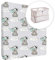 Baby Comfort Nursery Spannbetttuch aus 100 % Baumwolle, passend für 95 x 65 cm Reisebett (It's a Boy)