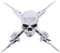 Gazoz Performance Individueller 3D-Totenkopf-Aufkleber für alle Kühlergrill, Chrom
