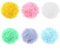 6 Farben Ostergras Bast Papierschnipsel Osterkorb Gras Papierfüller für Ostergeschenk Osterparty Dekoration