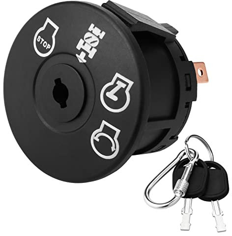 Ignition Switch 4 Position for Craftsman, Husqvarna, AYP, Sears, Poulan Pro Riding Lawn Mower Tractor 193350 532193350