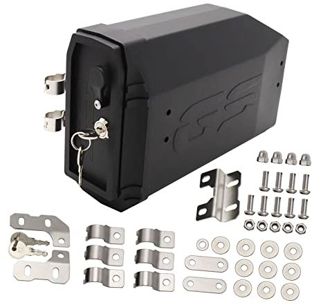 ERYUE Cassetta Porta Attrezzi per Moto,Scatola portautensili per Moto Scatola Staffa Laterale Sinistra con Sostituzione in PP per R1200GS LC & Adventure 20008-2018, R1250GS 2019 +, Benelli TRK502