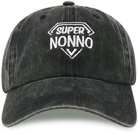 Merclix Regalo Nonno Natale Cappello Baseball Uomo con Visiera Nonno Regalo Cappellino per Nonno Nonno Idee Regalo Regali Nonno Compleanno Utili Regalo per Nonno Compleanno da Nipote Festa dei Nonni