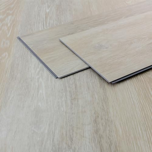 ML-Design Suelo de Vinilo PVC Instalación Sistema de Click 35 Lamas Vinílicas de Aspecto Madera Marrón Afterglow Roble 122x18 cm, Grosor 4,2mm, 7,7m² Antideslizantes e Impermeables Clase de Carga 34