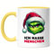Hey!Print Ich hasse Menschen Tasse Gelb Ironie Weihnachten Lustiger Spruch Fun