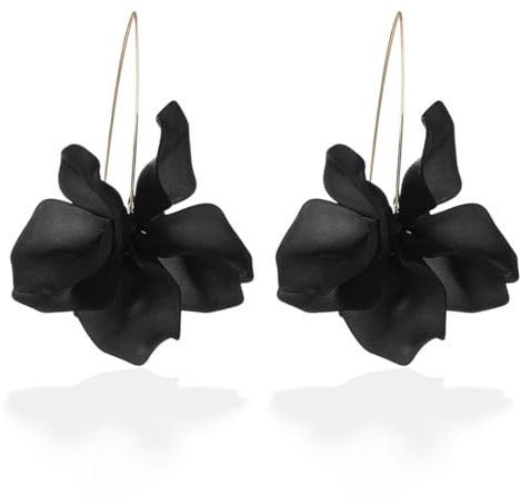 Ohrringe Damen Elegant Tropfen Statement Quaste Blumen Ohrringe Rosenblüten Ohrringe Baumeln Blumen Ohrringe Schmuck Zubehör