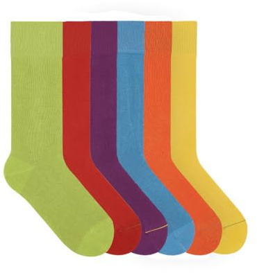 von Jungfeld - 6er Set Classic Socken für Damen & Herren - Bunt