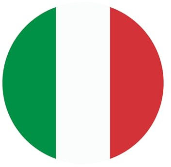 Italien Italy Aufkleber 5cm Rund Flagge Fahne Runde Vinyl Stickers EM WM