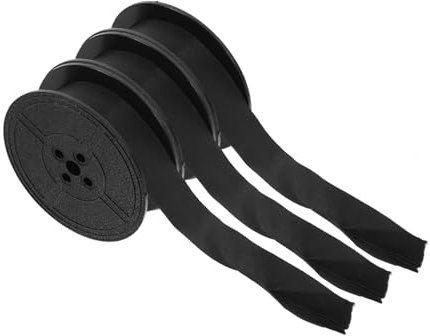 Gogogmee 3 stücke Universal Schreibmaschine Band für Mechanische Schreibmaschine Schwarz Single-Coil Leichte Tragbare