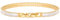 Aobei Pearl Baguette Cubic Zirkonia Tennis Classic 18k Gold Faux Diamant für Frauen zierlich verstellbare für Hochzeit 7-8