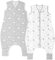 Mama Cheetah Toddler Schlafsack mit Füßen 2T, 2,5 TOG Bio-Baumwolle Baby Schlafsack mit Beinen, Baby Wearable Decken für Walker w / 2-Wege-Reißverschluss, Baby Schlafsack für Mädchen Jungen, Medium