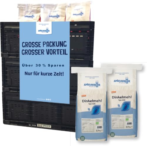Dinkelmehl Type 630, demeter 12 x 2,50 kg