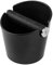 Coffee Knock Box, 4.9 Inch Espresso Knock Box Coffee Bin Coffee Machine Accessories Coffee Grounds Bucket Shock-Absorbent Barista Knock Box with Removable Metal Knock Bar, and Non-Slip Base (Black)