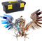 JOYARCH 3D Metal Puzzle Kits, 700+Teile DIY Steampunk Nocturnal Owl Model, Ornament Toy for Teens and Adults