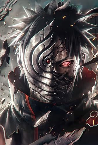 Frikiverso Dekoratives Schild Obito Uchiha Naruto Metall HD Poster